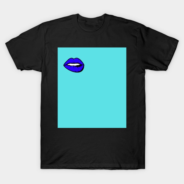 DSMP Blue Lips T-Shirt by JEWEBIE